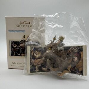 2009 Hallmark Keepsake Ornament Where The Wild Things Are Maurice Sendak In Box